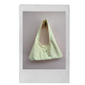 Yellow Everyday Bag with Mother-of-Pearl Buttons