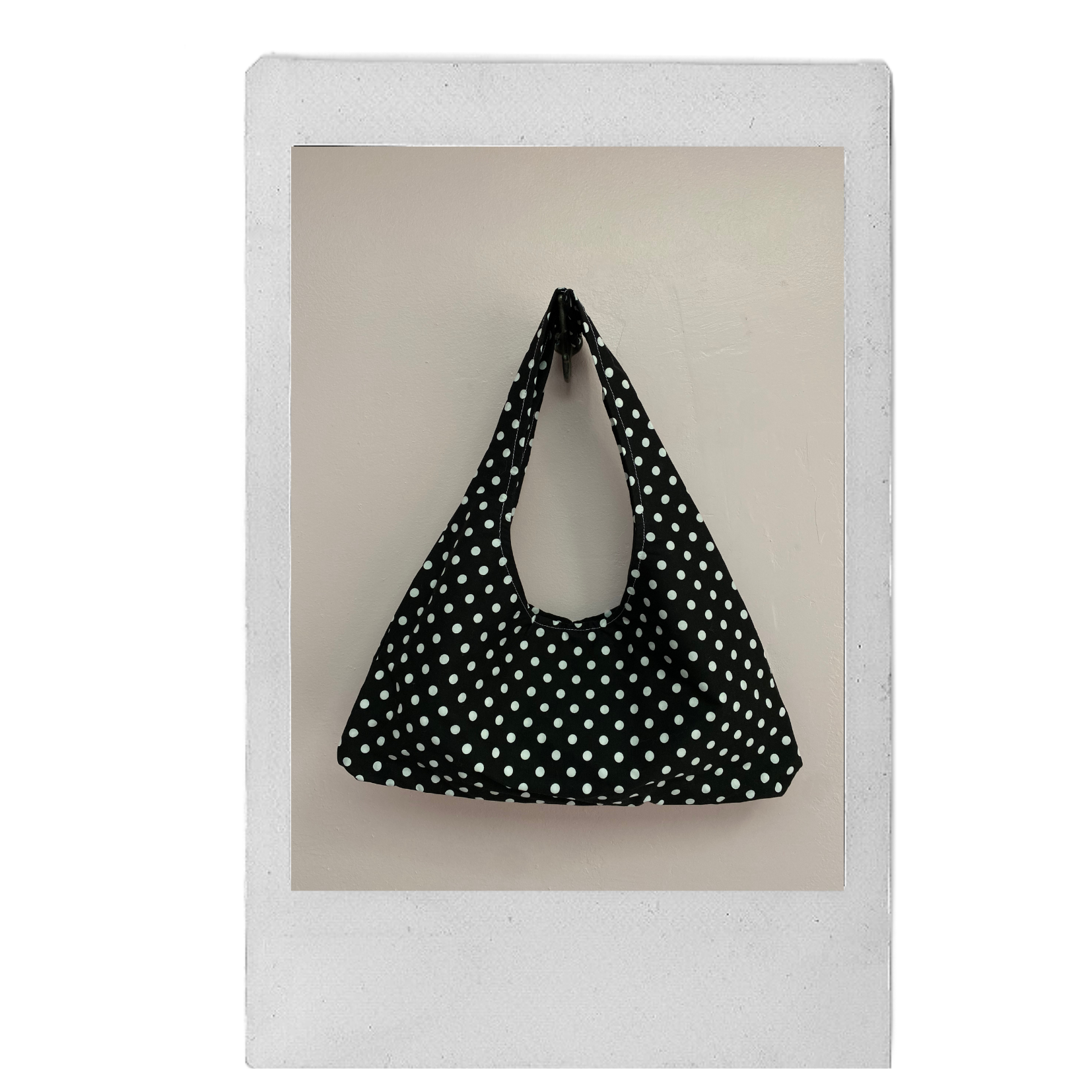 Everyday Bag in Black Polka Dot