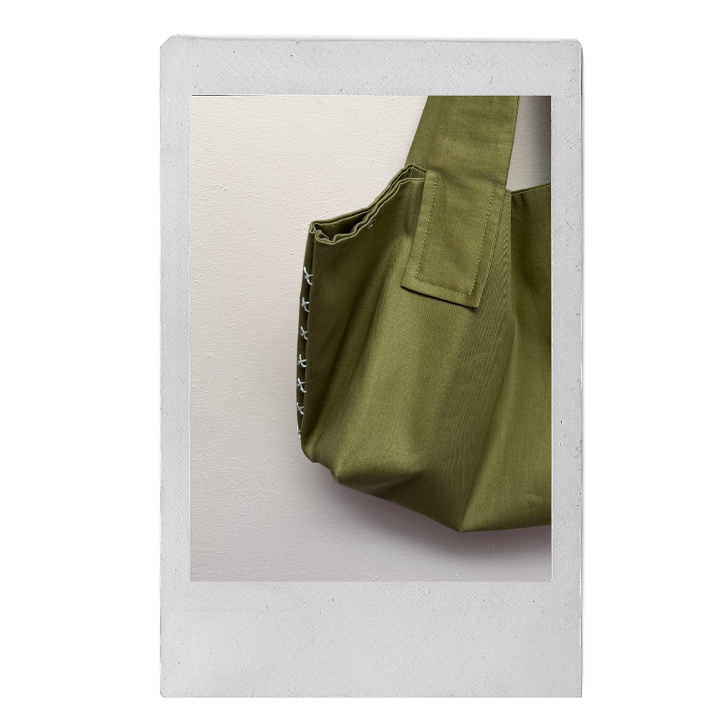 X Tote in Olive