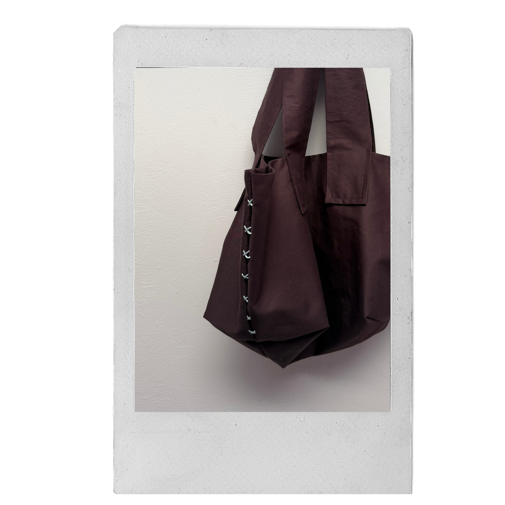 X Tote in Plum